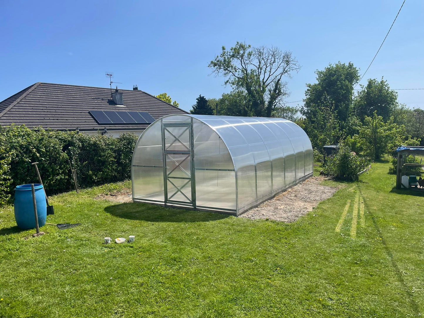 NEW 2021 GREENHOUSE STRONG 18 M² (3M X 6M; 9.8FT X 19.6FT)