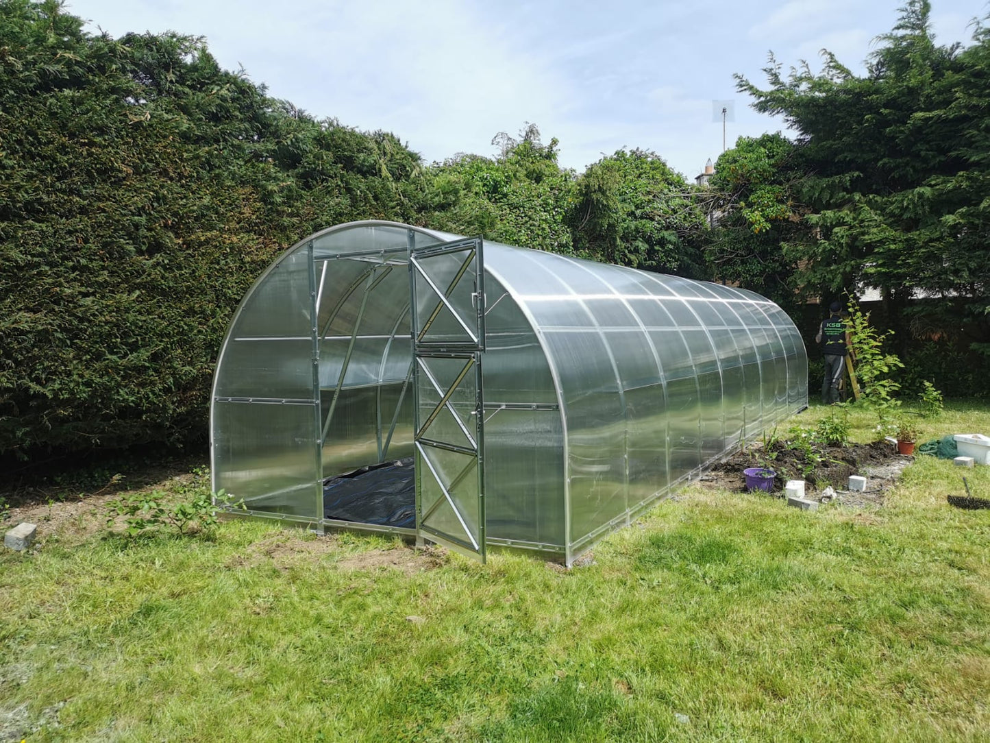 NEW 2021 GREENHOUSE STRONG 30 M² (3M X 10M; 9.8FT X 33FT)