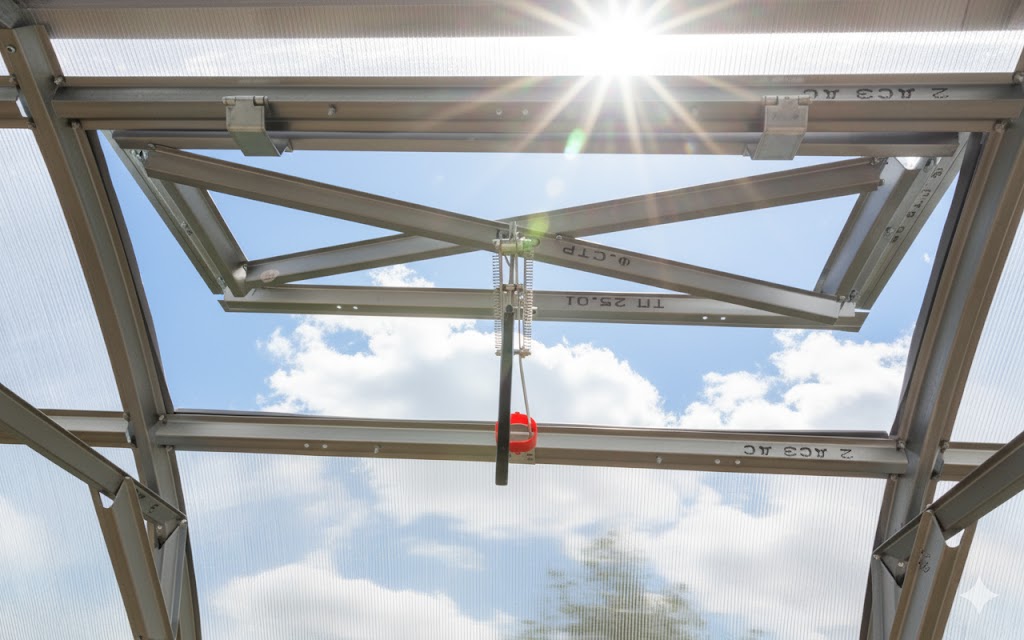 Manual Roof Window for Greenhouse 'Arrow'