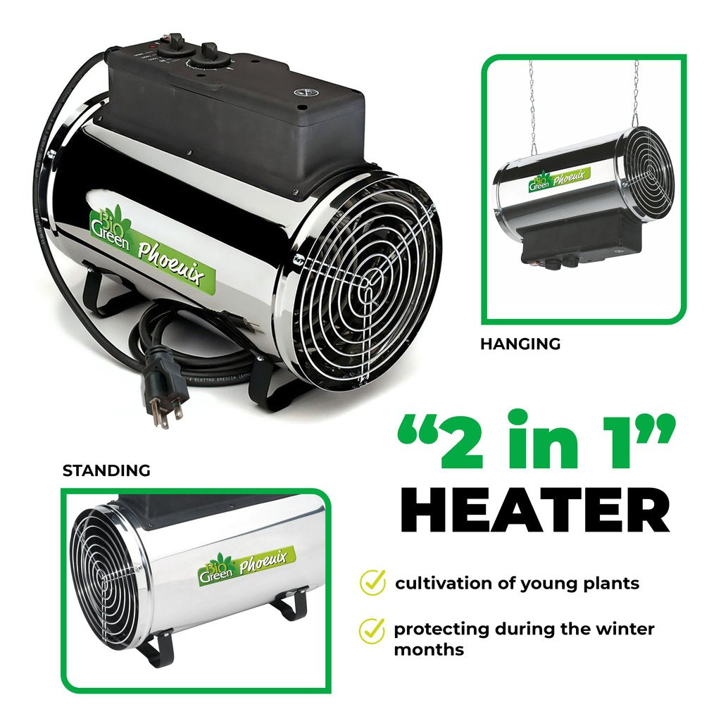 PHOENIX 2.8 KW GREENHOUSE HEATER & COOLER