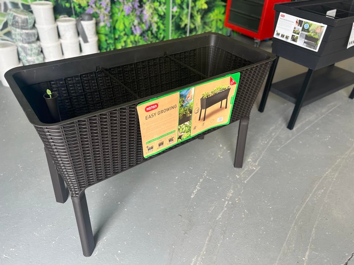 Easy Grow 120 L Raised Garden Bed, Brown