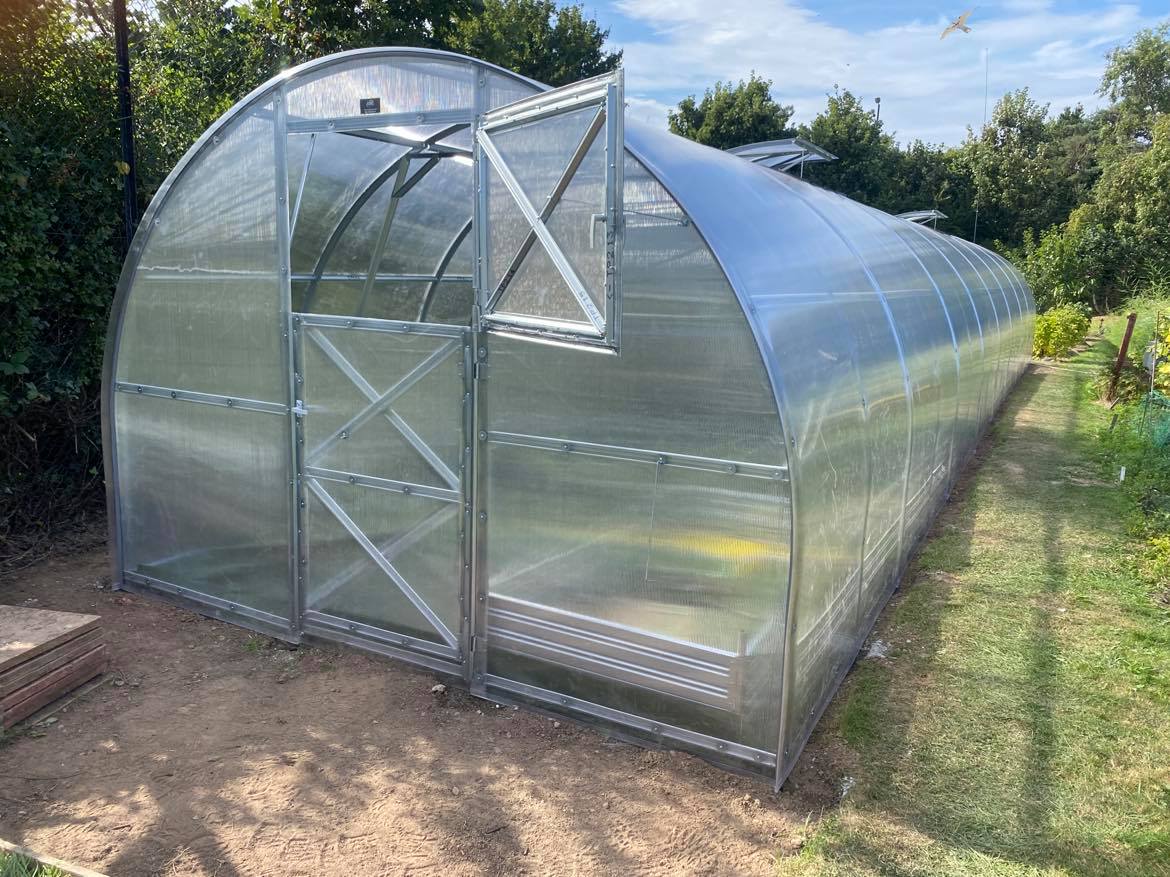 NEW 2021 GREENHOUSE STRONG 30 M² (3M X 10M; 9.8FT X 33FT)