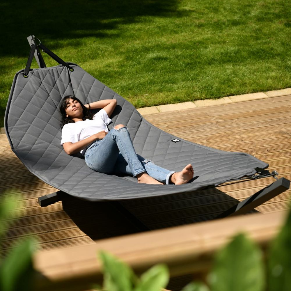 Extreme Lounging B-Hammock with stand, Grey – KSB Greenhouse