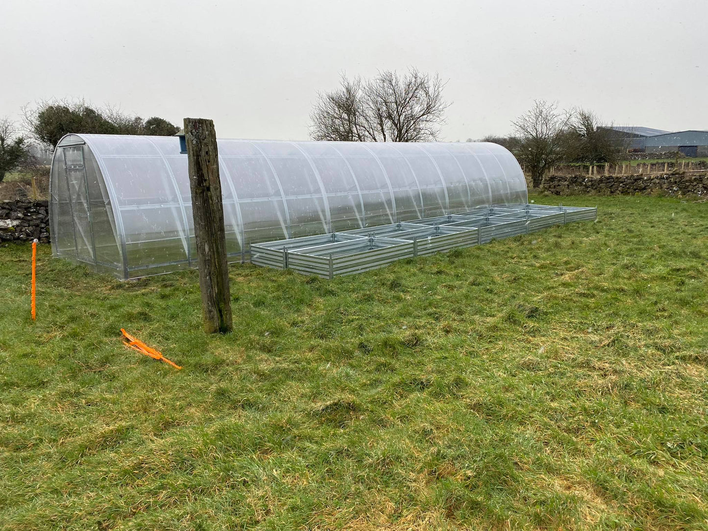 GREENHOUSE OPTIMA, 36M² (3M X 12M; 9.8FT X 39.4FT)
