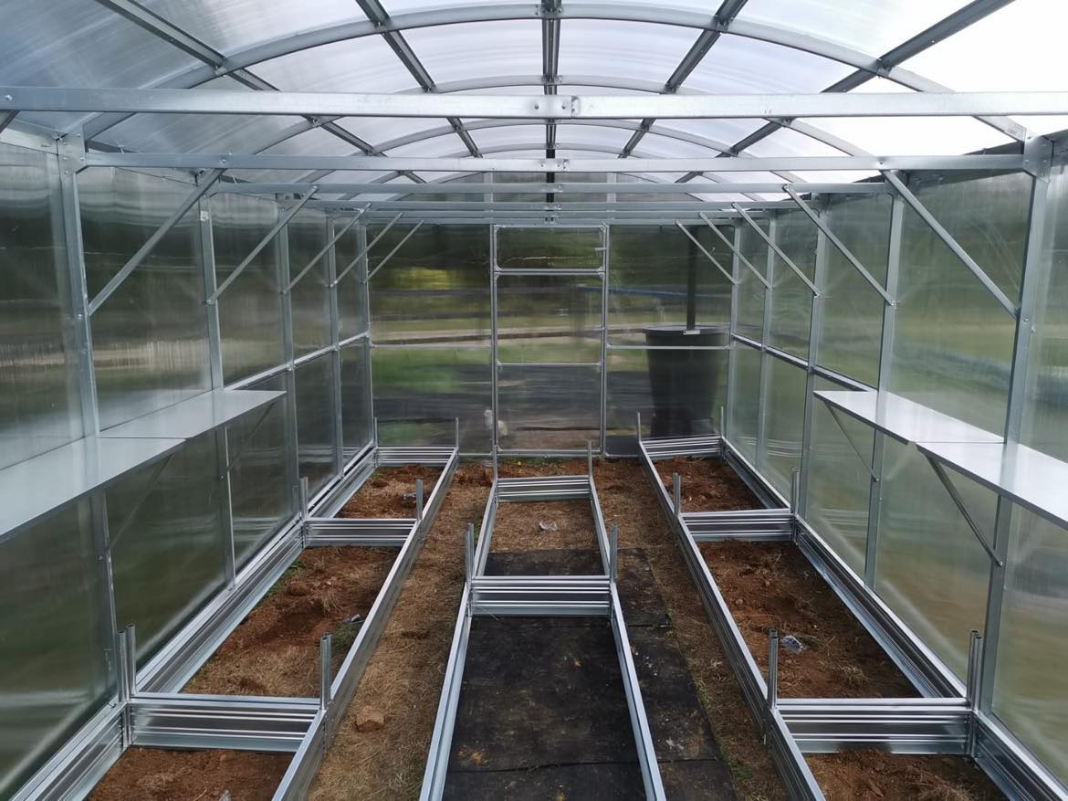GREENHOUSE PRIMA-3 18 M² (3M X 6M; 9.8FT X 19.6FT)/ 6mm