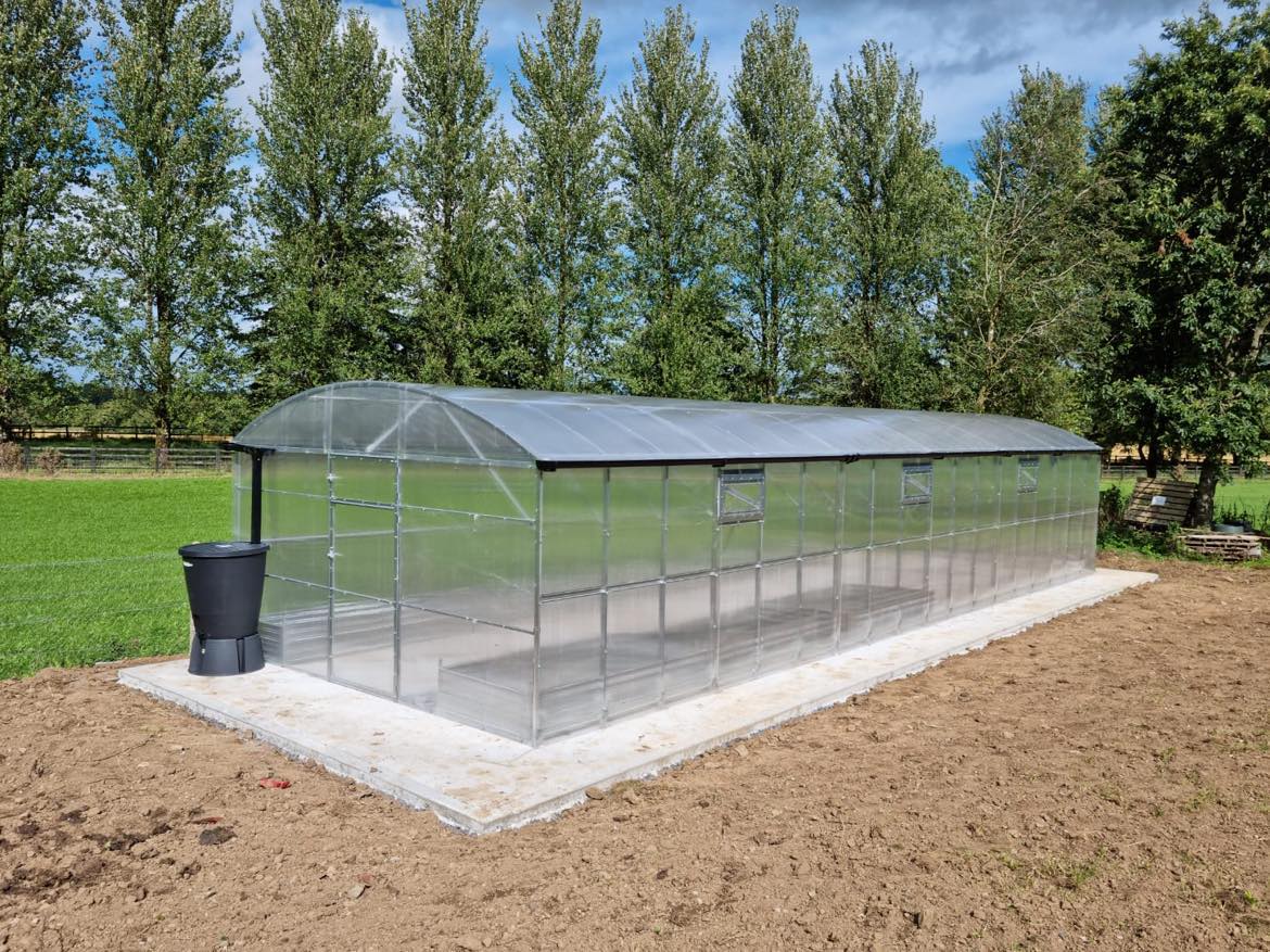 GREENHOUSE PRIMA-4 32 M² (4M X 8M; 13FT X 26FT)/ 6mm