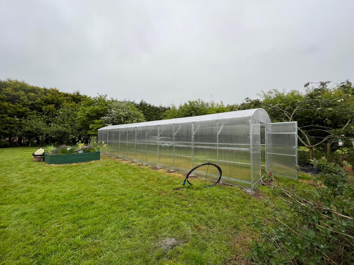 GREENHOUSE PRIMA-3 30 M² (3M X 10M; 9.8FT X 33FT)/ 6mm
