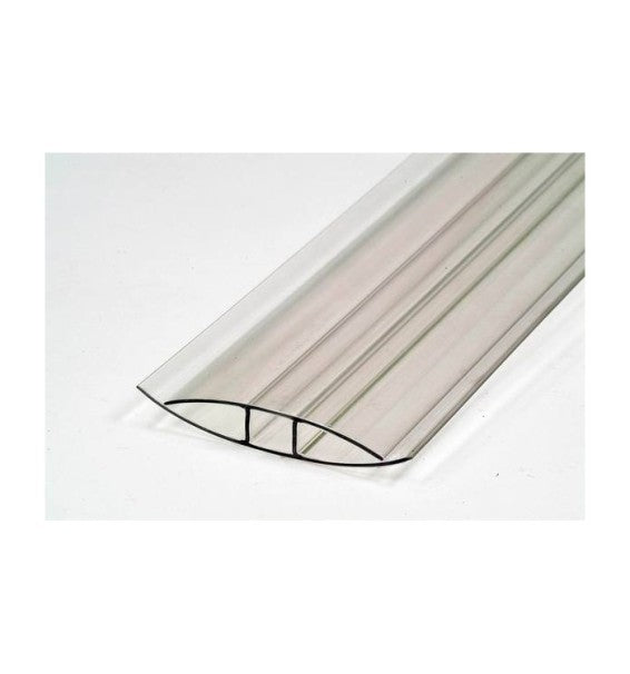 H profile for 4mm polycarbonate panels