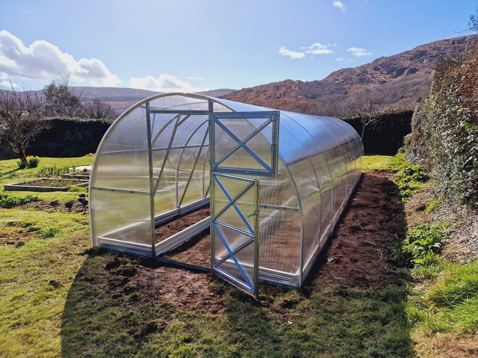 NEW 2021 GREENHOUSE STRONG 30 M² (3M X 10M; 9.8FT X 33FT)