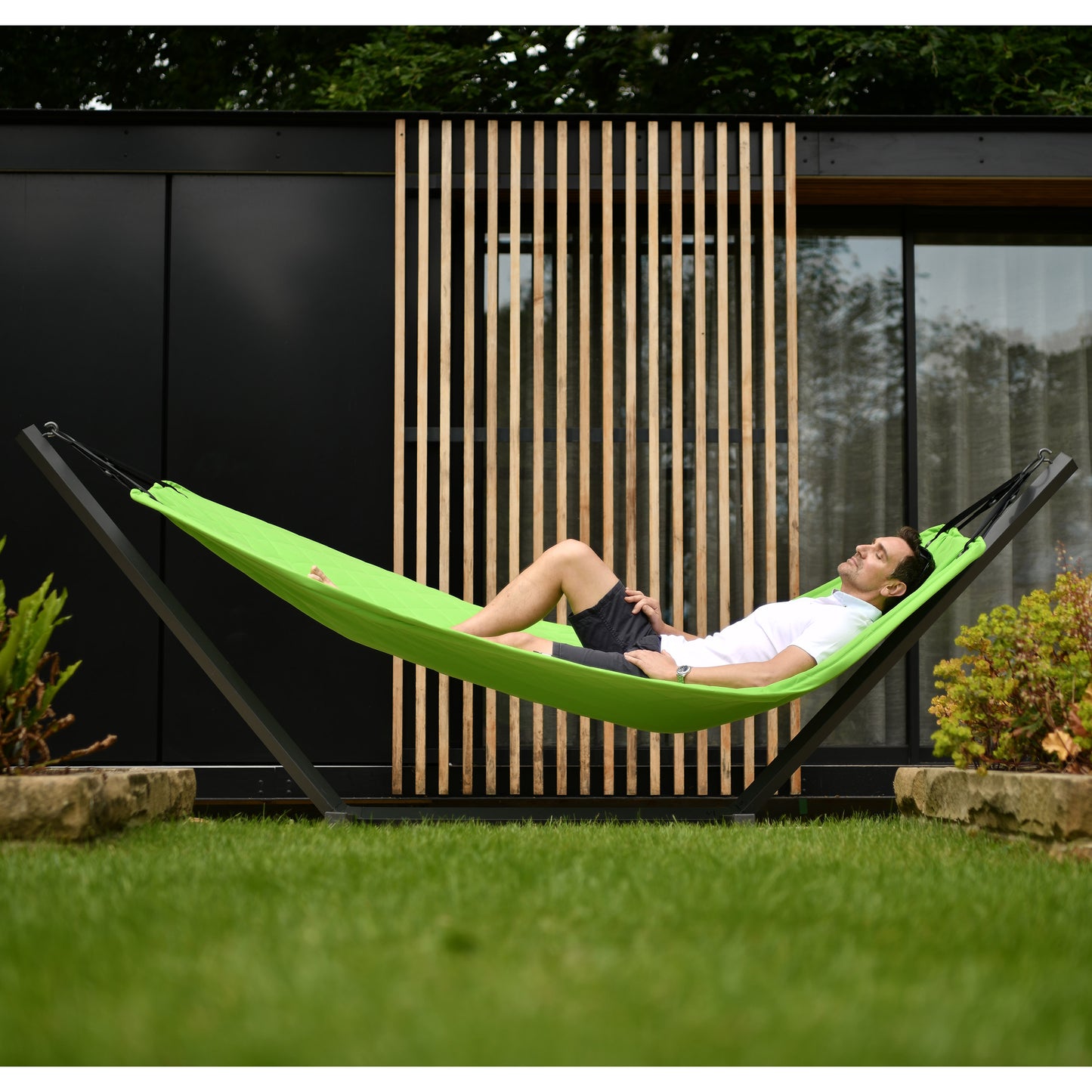 Extreme Lounging B-Hammock with stand, Lime