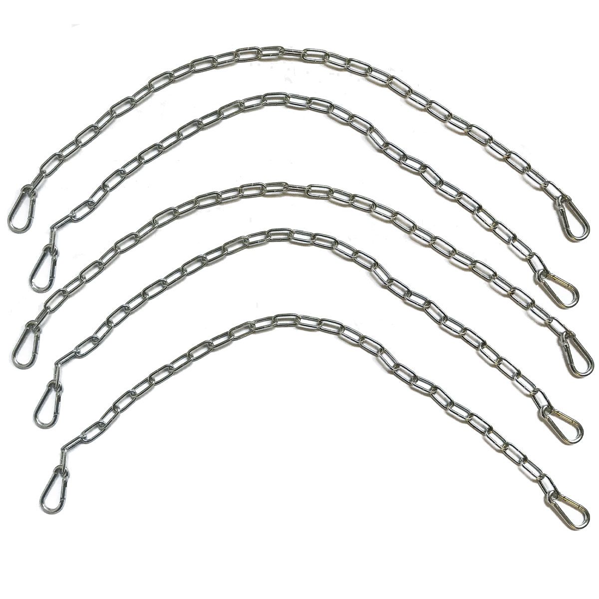 FASTENING CHAINS WITH 10 SNAP HOOKS (5 PCS.)