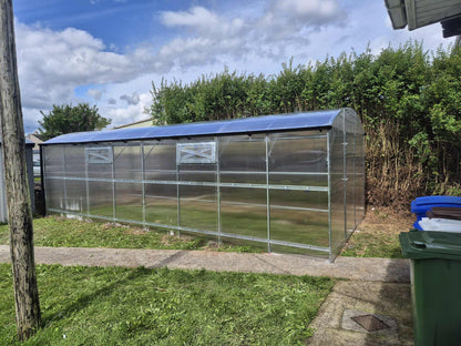 GREENHOUSE PRIMA-3 24 M² (3M X 8M; 9.8FT X 26FT)/ 6mm