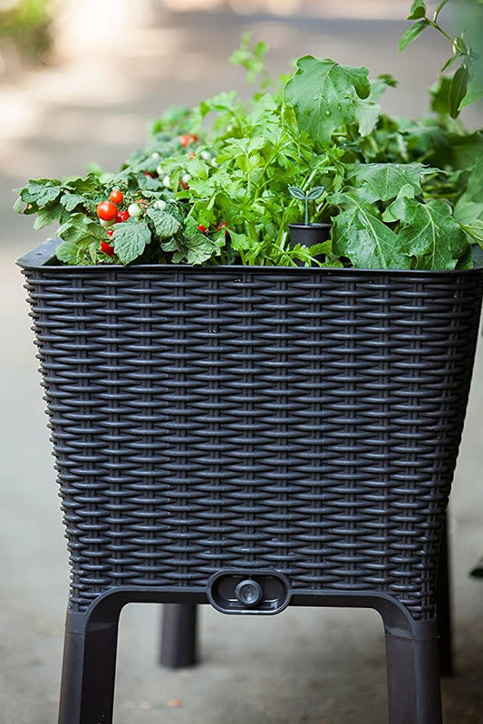 Easy Grow 120 L Raised Garden Bed, Grey