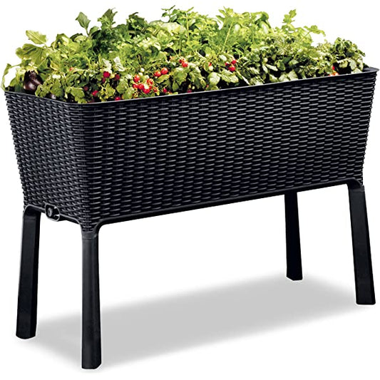 Easy Grow 120 L Raised Garden Bed, Grey