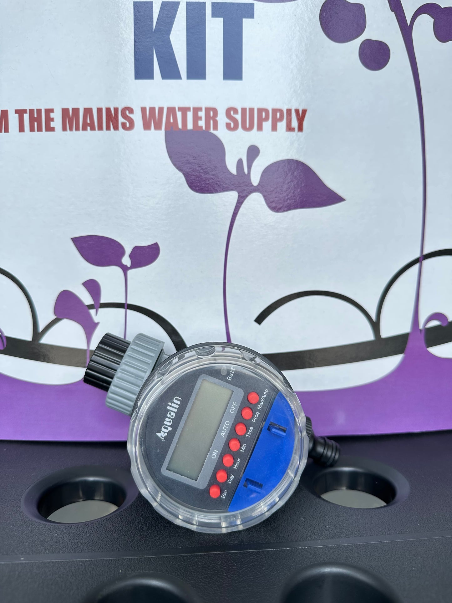 AQUADROP DRIP IRRIGATION SYSTEM from the mains water supply with Timer