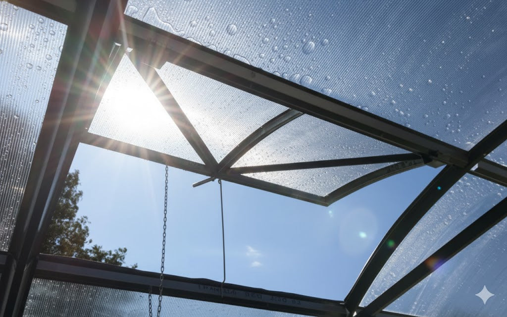 Manual Roof window for Greenhouse "STRONG"