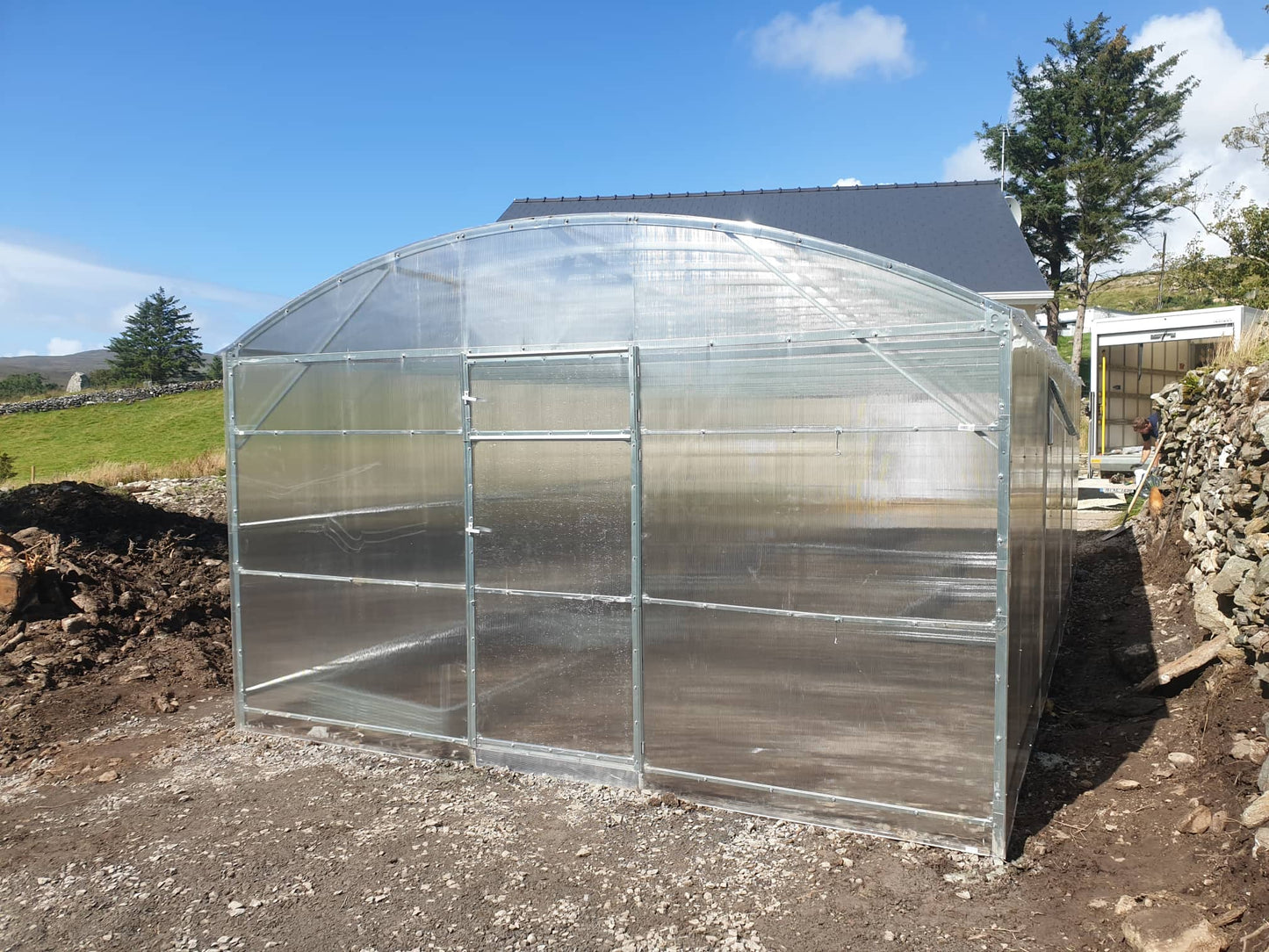 GREENHOUSE PRIMA-4 32 M² (4M X 8M; 13FT X 26FT)/ 6mm