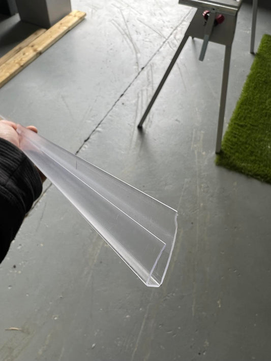U profile for 4mm polycarbonate