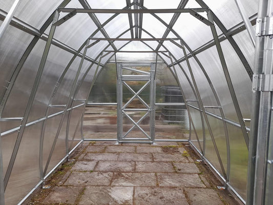 NEW GREENHOUSE ARROW, 15.6 M² (2.6M X 6M; 8.5FT X 19.6FT)