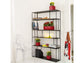 LECHUZA CUBE GLOSSY TRIPLE SCARLET RED HIGH-GLOSS