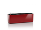 LECHUZA CUBE GLOSSY TRIPLE SCARLET RED HIGH-GLOSS