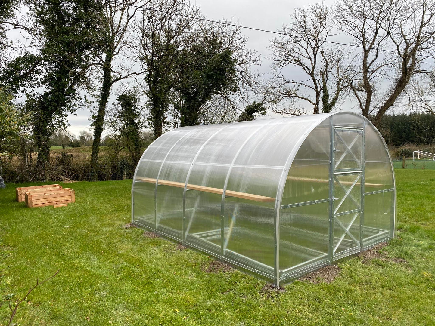 NEW 2021 GREENHOUSE STRONG 12 M² (3M X 4M; 9.8FT X 13FT)