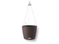 LECHUZA NIDO COTTAGE MOCHA WITH STURDY STAINLESS STEEL HANGER