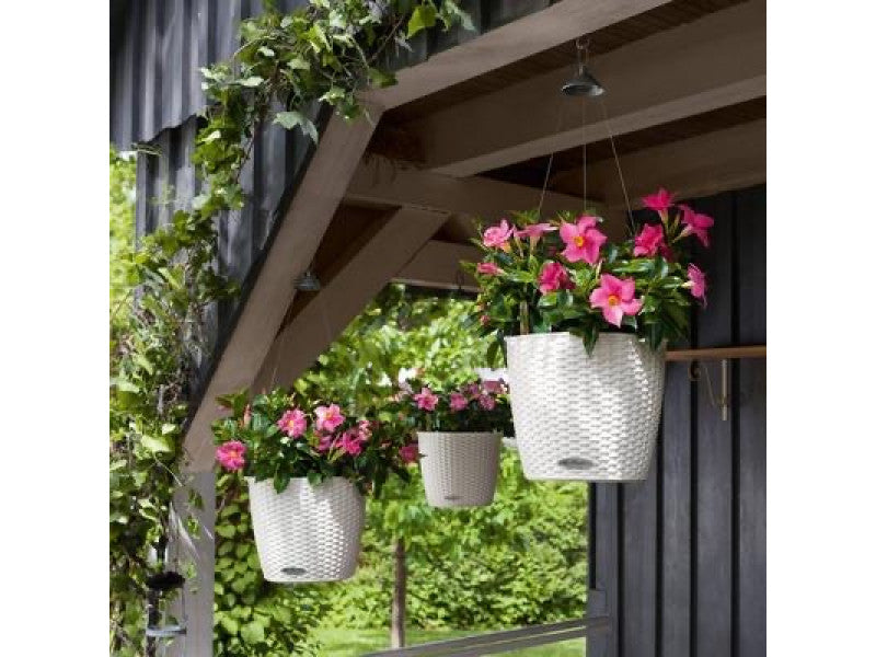 LECHUZA NIDO COTTAGE GRANITE WITH STURDY STAINLESS STEEL HANGER