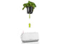 LECHUZA YULA PLANT BAG WHITE/GRAY SEMI-GLOS