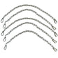 FASTENING CHAINS WITH 10 SNAP HOOKS (5 PCS.)