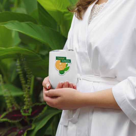 "Think Green" Wine Tumbler